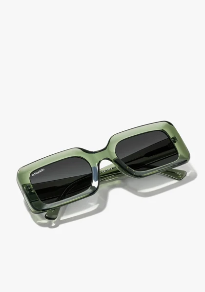 عینک آفتابی دی فرانکلین مدل D.franklin BAHAMAS / SHINY GREEN - SMOKE GREEN