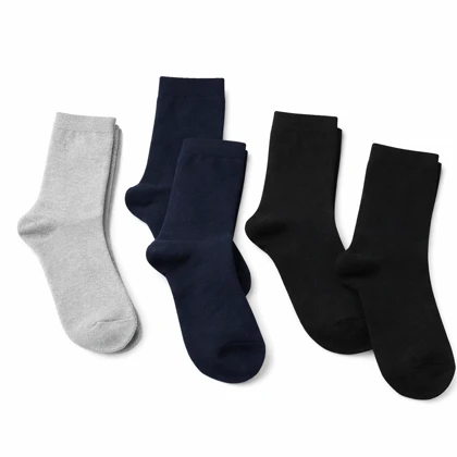 تولیدی جوراب ساق بلند ساده نخی 12 جفتی برند نایکی socks