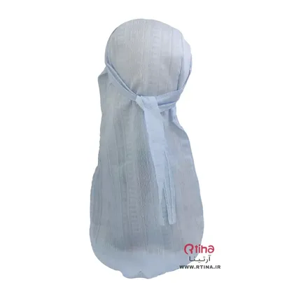 کلاه دورگ اسپرت دخترانه نخی/ آبی کمرنگ
