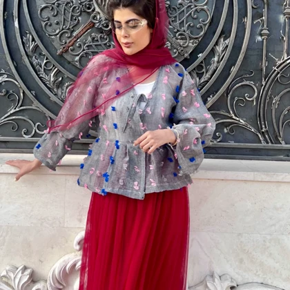 شومیز پفکی گل