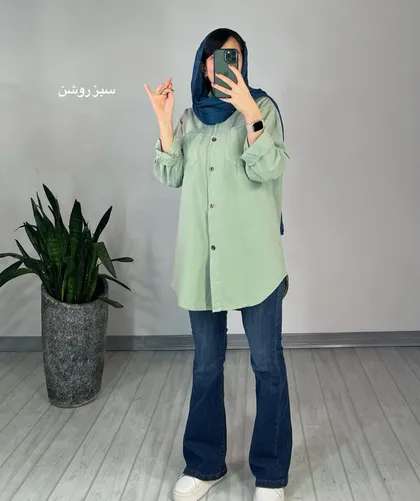 مانتو مداد رنگی تابان(ایراد دار)