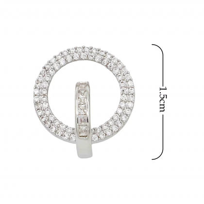 گوشوار زنانه مدل دایره ای