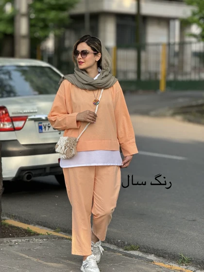 ست مانتو شلوار مام استایل 0111