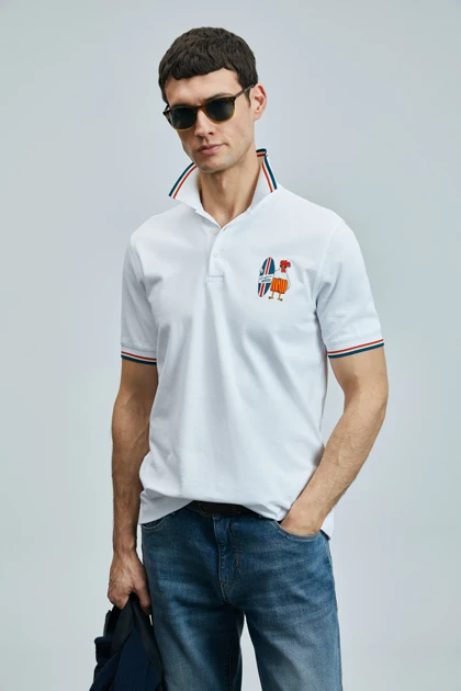 تیشرت یقه پولو مردانه lufian lufian