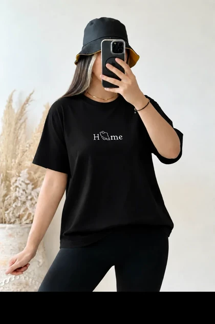 باکسی Home Iran نخ پنبه درجه یک 38 تا 36 | تیشرت باکسی Home Iran نخ پنبه درجه یک 38 تا 36 کد 799