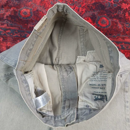 شلوار جین بگ استایل levis بدون جنسیت کد 398