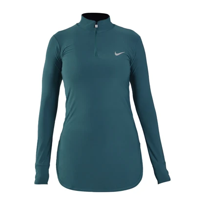 استرج آستین بلند نیم زیپ ورزشی زنانه نایک مدل VHD-3K1452 کله غازی