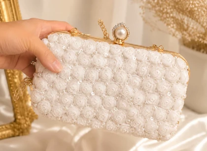 کیف عروس مدل آرالیا کد 17644