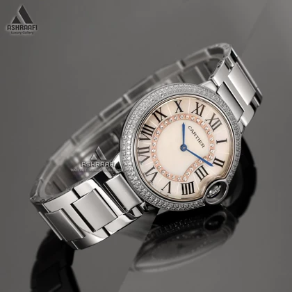 ساعت زنانه کارتیه صفحه صدف Cartier Ballon Bleu SD58