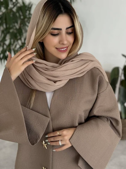 کت ژاکارد موکا کد TONI