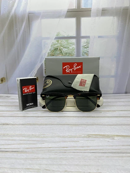 عینک آفتابی Ray-Ban مدل RB 3016 کلاب مستر فریم ترکیب کائوچو و فلز، عدسی کریستال UV400