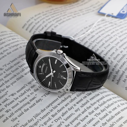 ساعت کاسیو اورجینال بند چرمی Casio MTP-1370L-1A