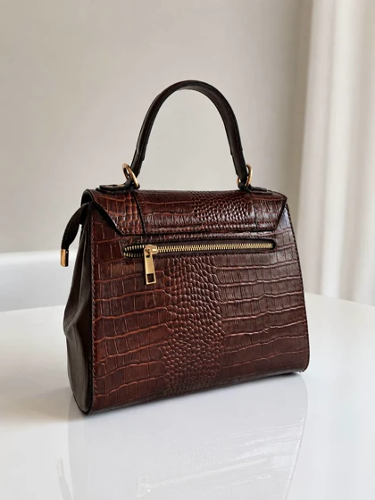 کیف زنانه چرم طبیعی مدل sana12/چرم لبخند