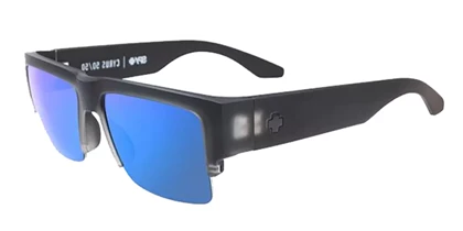 عینک آفتابی اسپای SPY Cyrus 5050 Matte Black Ice - HD Plus Gray Green with Dark Blue Spectra Mirror