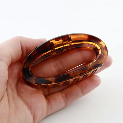 کلیپس زنانه مدل بیضی پلنگی