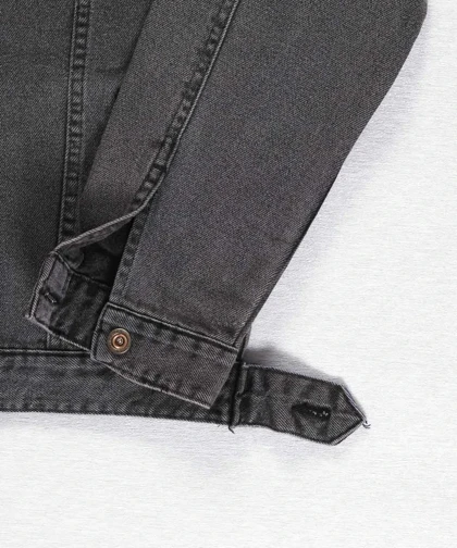 کت جین طوسی تیره ساده 0262