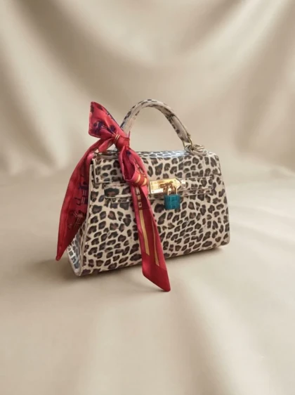 کیف HERMES وارداتی پلنگی هرمس ترند مد