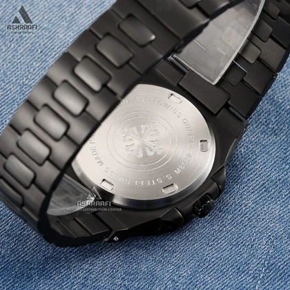 ساعت پتک فیلیپ مشکی Patek Philippe Nautilus Black2