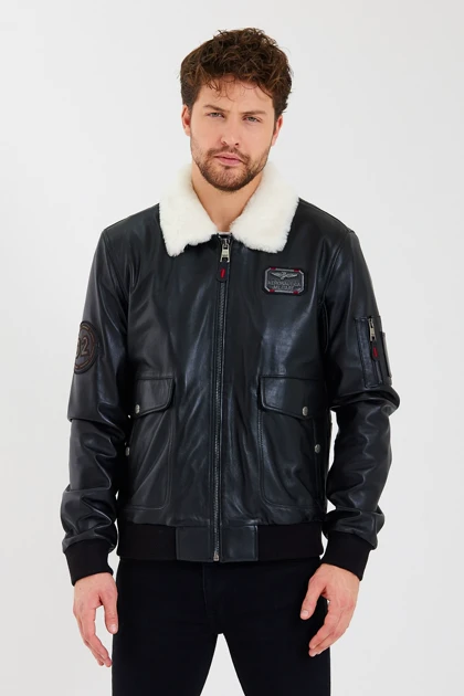 کت و کاپشن مردانه nero-leather-fur nero-leather-fur