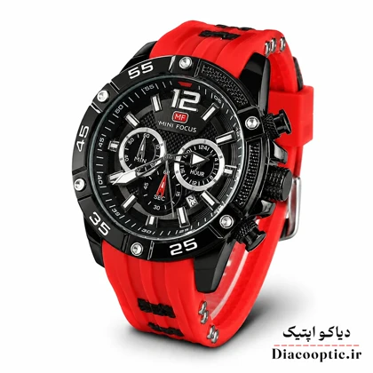 ساعت مچی مردانه اورجینال موتور ژاپن برند مینی فوکوس سه موتور مدل Mf0349G.04 بند رابر