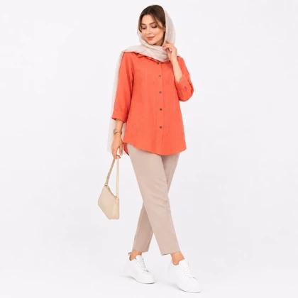 مانتو زنانه نگین‌دار شانتون کد 258