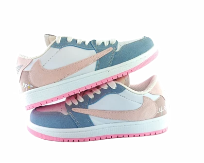 کفش اسپرت زنانه برند نایکی nike مدل تراویس صورتی کد 227