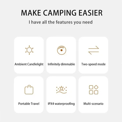 چراغ فانوسی NATUREHIKE LED