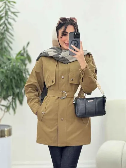 بارانی ژیله دار سپیدار