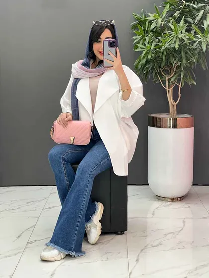 مانتو مازراتی کتی یقه آمریکایی