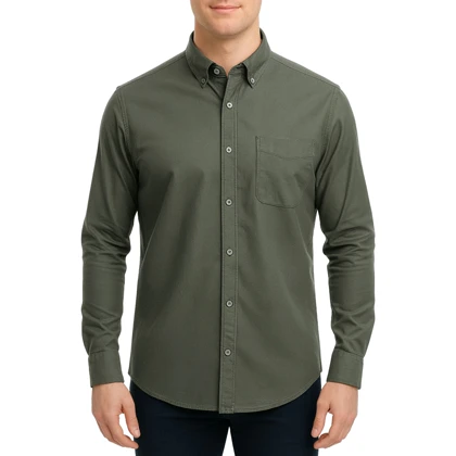 پیراهن آستین بلند ساده مردانه برندمد مدل 1420294