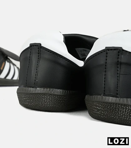 کفش کتانی مردانه و زنانه مشکی سفید ADIDAS Samba LT
