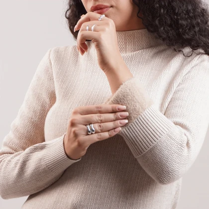 بلوز بافت زنجیری تو خز