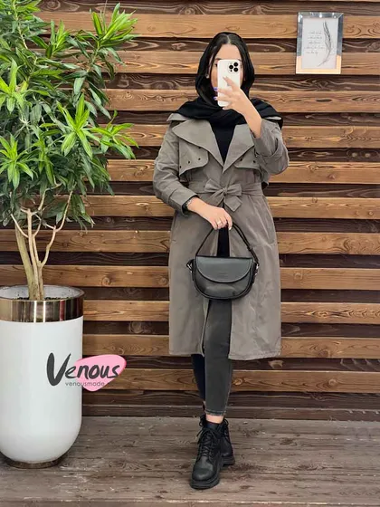 بارانی بلند ژیله پرچی