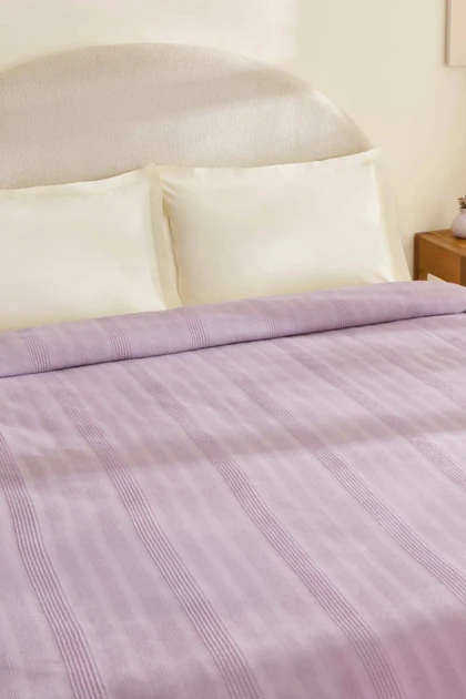 روتختی پیکه دو نفره Karaca Home مدل Layna Ecocell لیوسل - یاسی