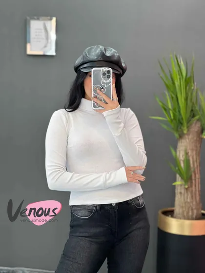 کراپ یقه اسکی