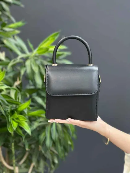 کیف ساده مکعبی دسته دار