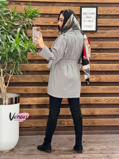 بارانی شش دکمه آستین سگک