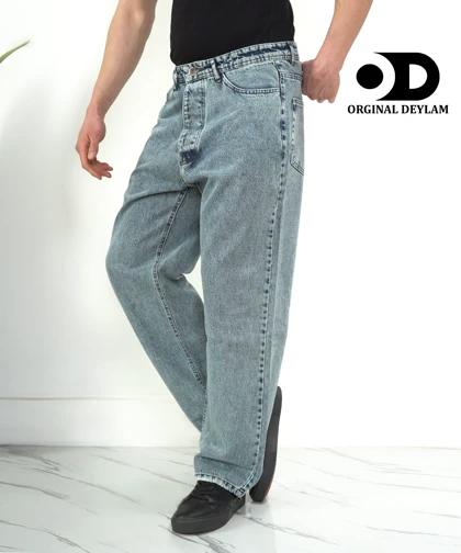 شلوار فول بگ صابونی با قد 110 سانت کد B60 اورجینال دیلم