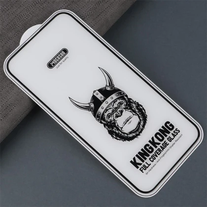 گلس تمام پوشش گوشی آیفون 15 پرومکس موکوسون KINGKONG
