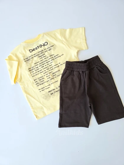 تیشرت شلوارک destino کد 2354