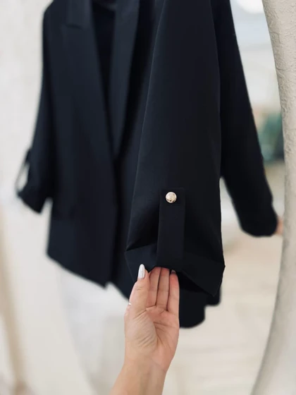 کت مشکی kiara401