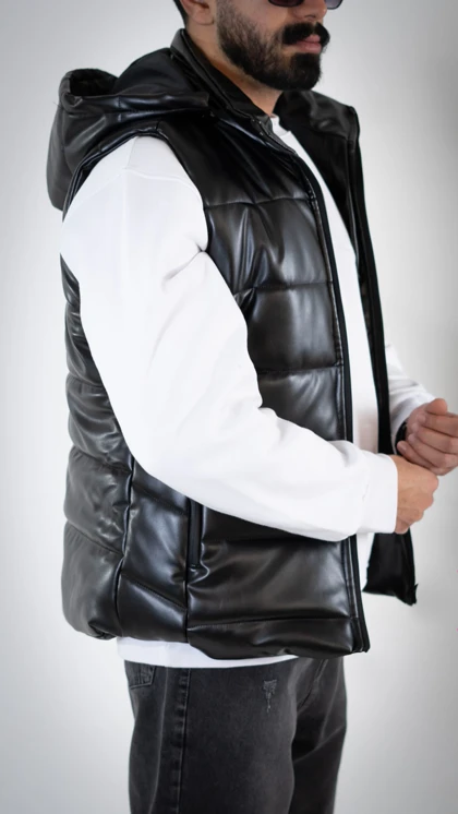 پافر چرم مازول_کد4698