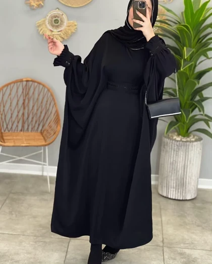 عبا الیزه آستین چین‌دار سلما