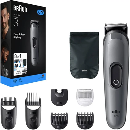 ریش تراش و ماشین اصلاح براون Braun مدل AIO3540