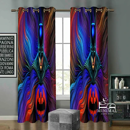 پرده کودک طرح بتمن مدل W5118