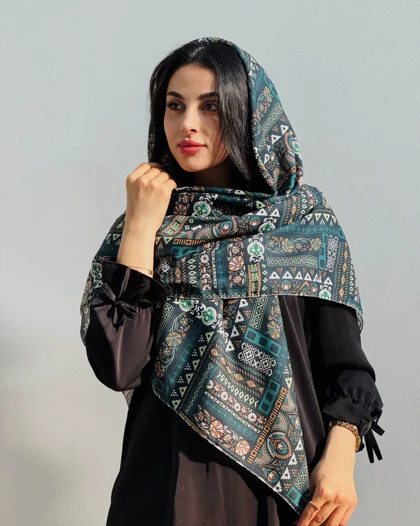 روسری نخی کد R743