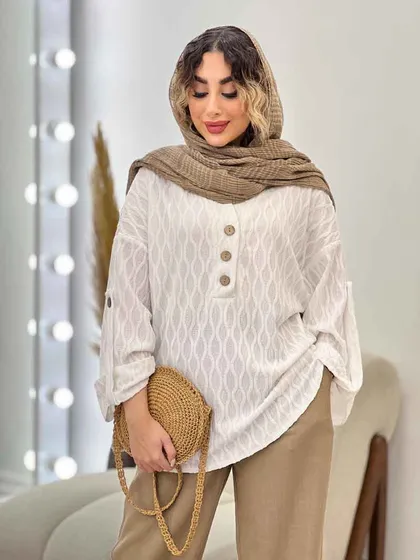 شومیز سه دکمه فریماه