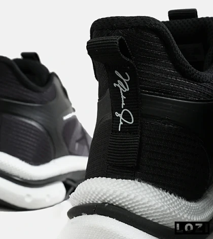 کتانی ساق‌دار مردانه مشکی سفید Nike air jordan 23