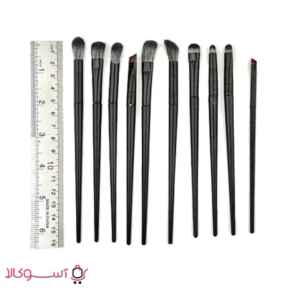 ست براش ده تیکه دسته مشکی