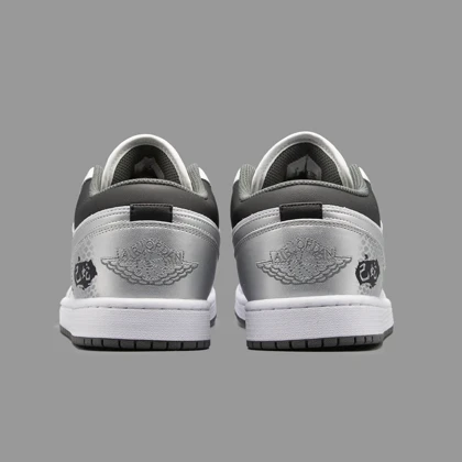 نایکی جردن 1 اسنیک سفید ساق کوتاه Nike Air Jordan 1 Low OG Snake White